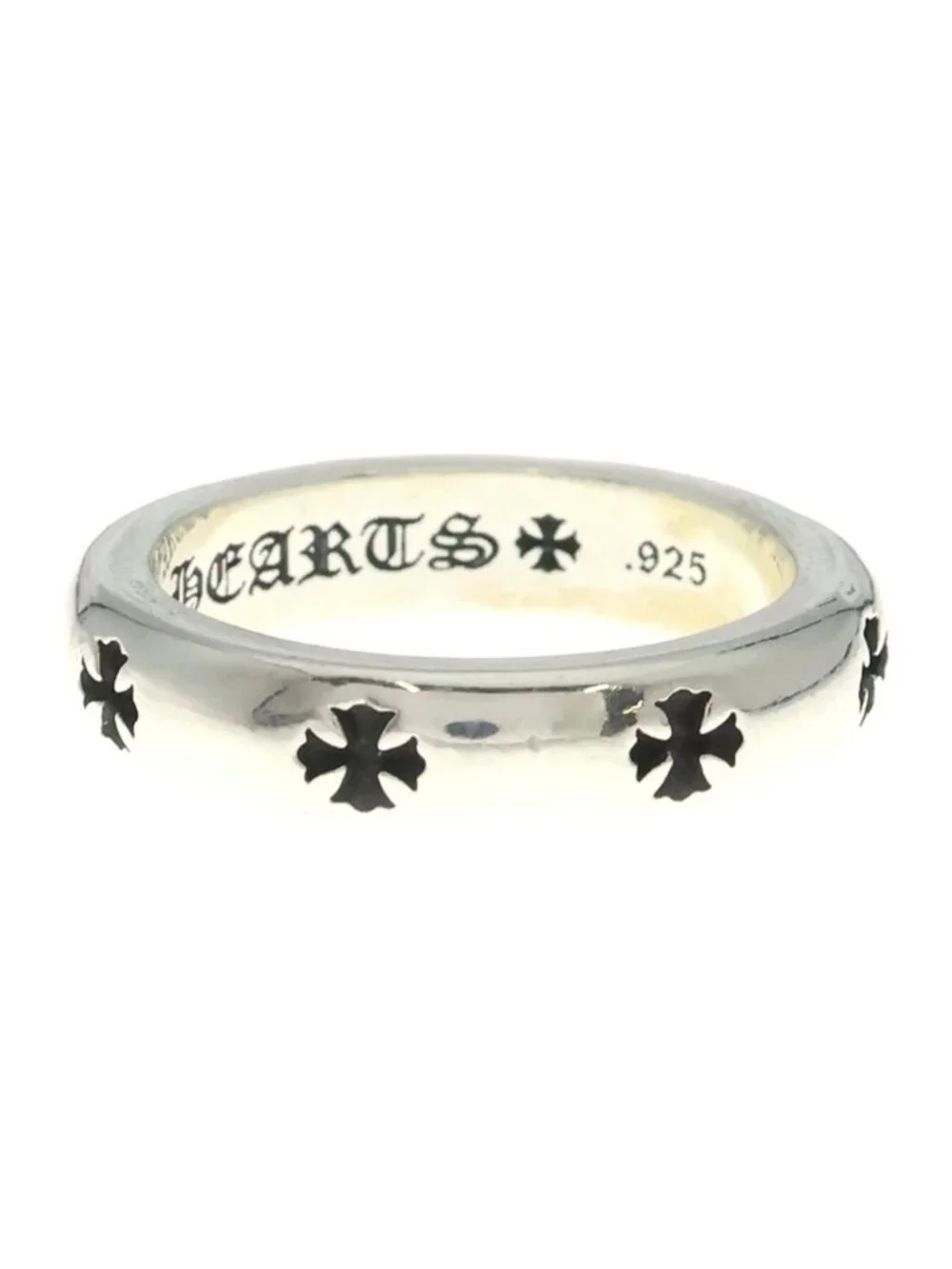Chrome Hearts Negative CH Plus Ring Silver